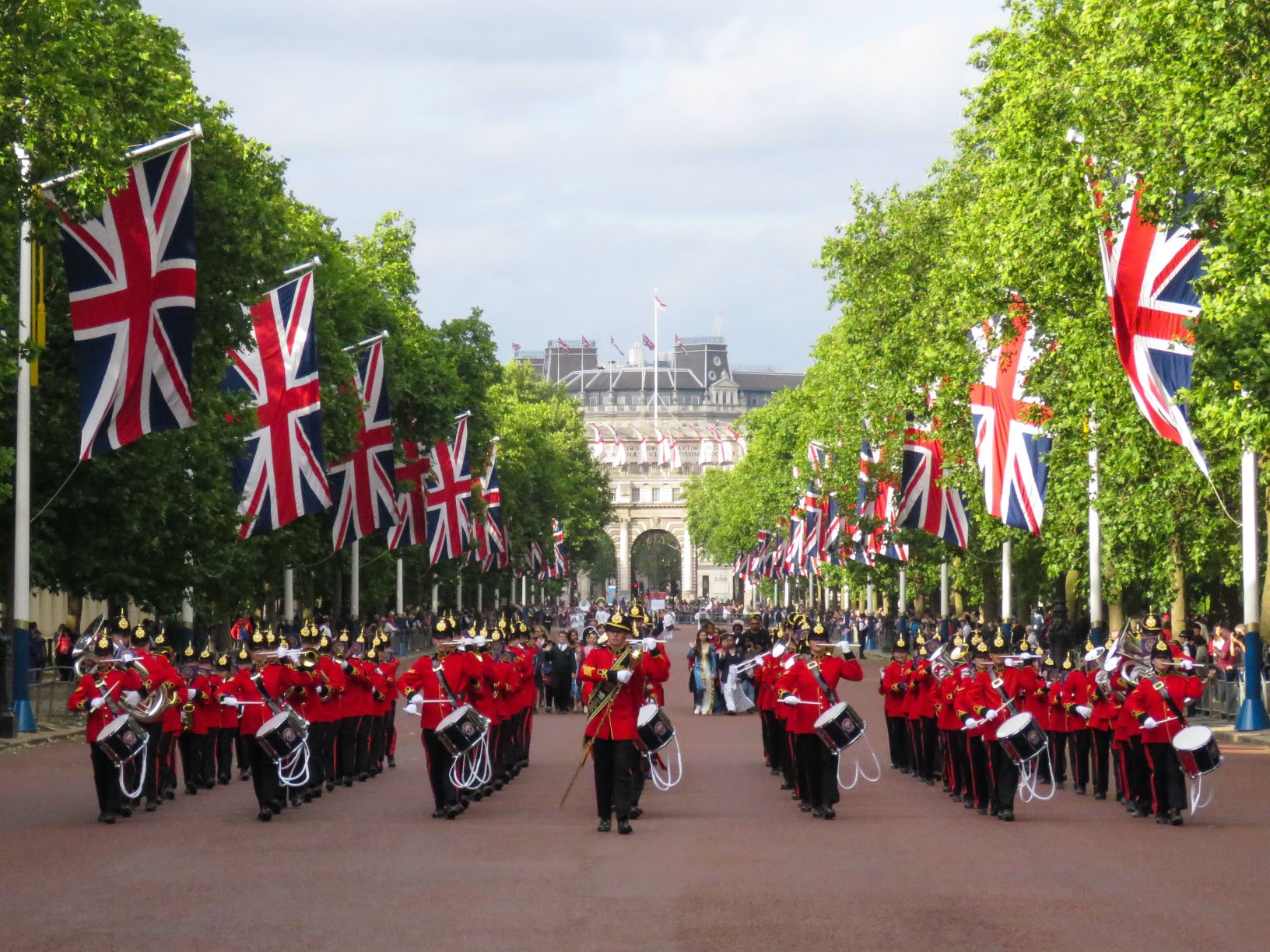 Brentwood Imperial Youth Band playing in parade in London